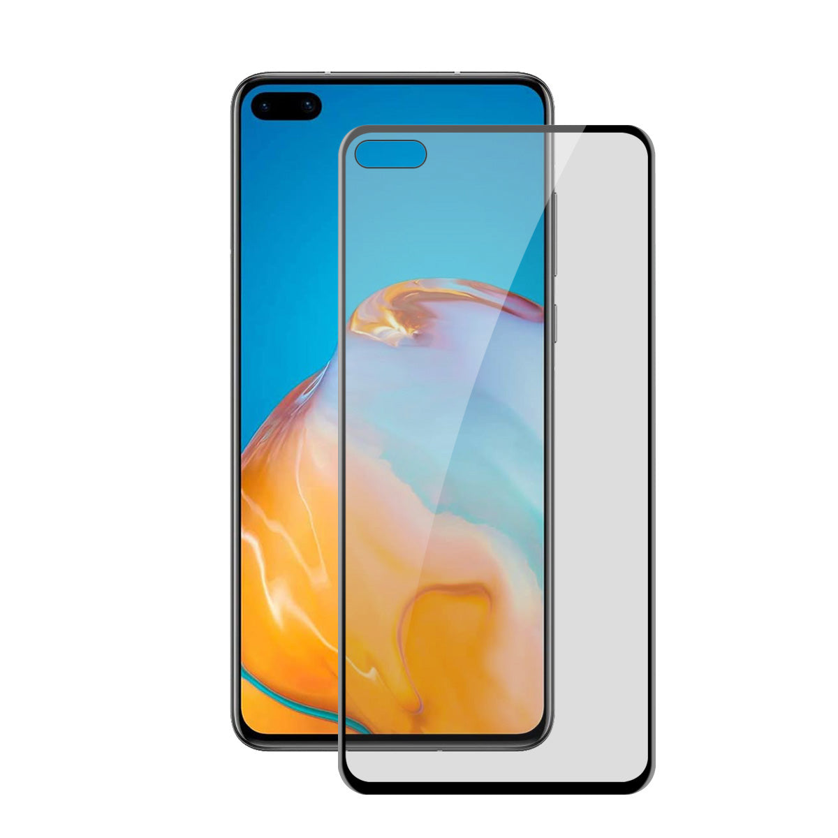 HAT PRINCE 0.26mm 9H 6D Full Screen Anti-Spy Tempered Glass Screen Protector for Huawei P40 HAT PRINCE 0.26mm 9H 6D Full Screen Anti-Spy Tempered Glass Screen Protector for Huawei P40